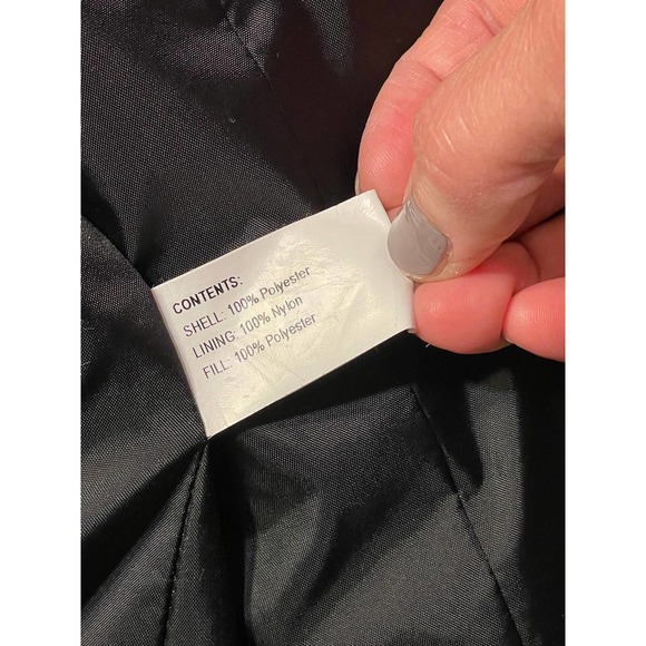 Gallery Woman Plus Size 14/16 Black Quilted Jacket - Picture 4 of 5